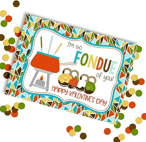 Miniatura 3 de Amanda Creation Tarjetas de intercambio con temática de San Valentín para niños para regalar a amigos y compañeros de clase, treinta (30) tarjetas