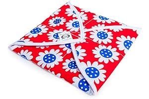 HealthAndYoga Roti, Tortilla, Breads Covering Cloth - Square Shape Cotton Cloth - Cotton Wrapping Cover