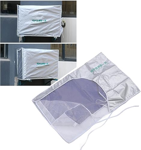 Miniatura 2 de Cubierta duradera de CA para unidades exteriores, protección para todo tipo de clima, resistente al agua, diseño resistente al viento, se adapta a