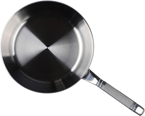 Sartén Tri-ply de acero inoxidable de 10 pulgadas, lista para inducción, apta para lavavajillas, serie Voyage disponible en Yaxa Guatemala