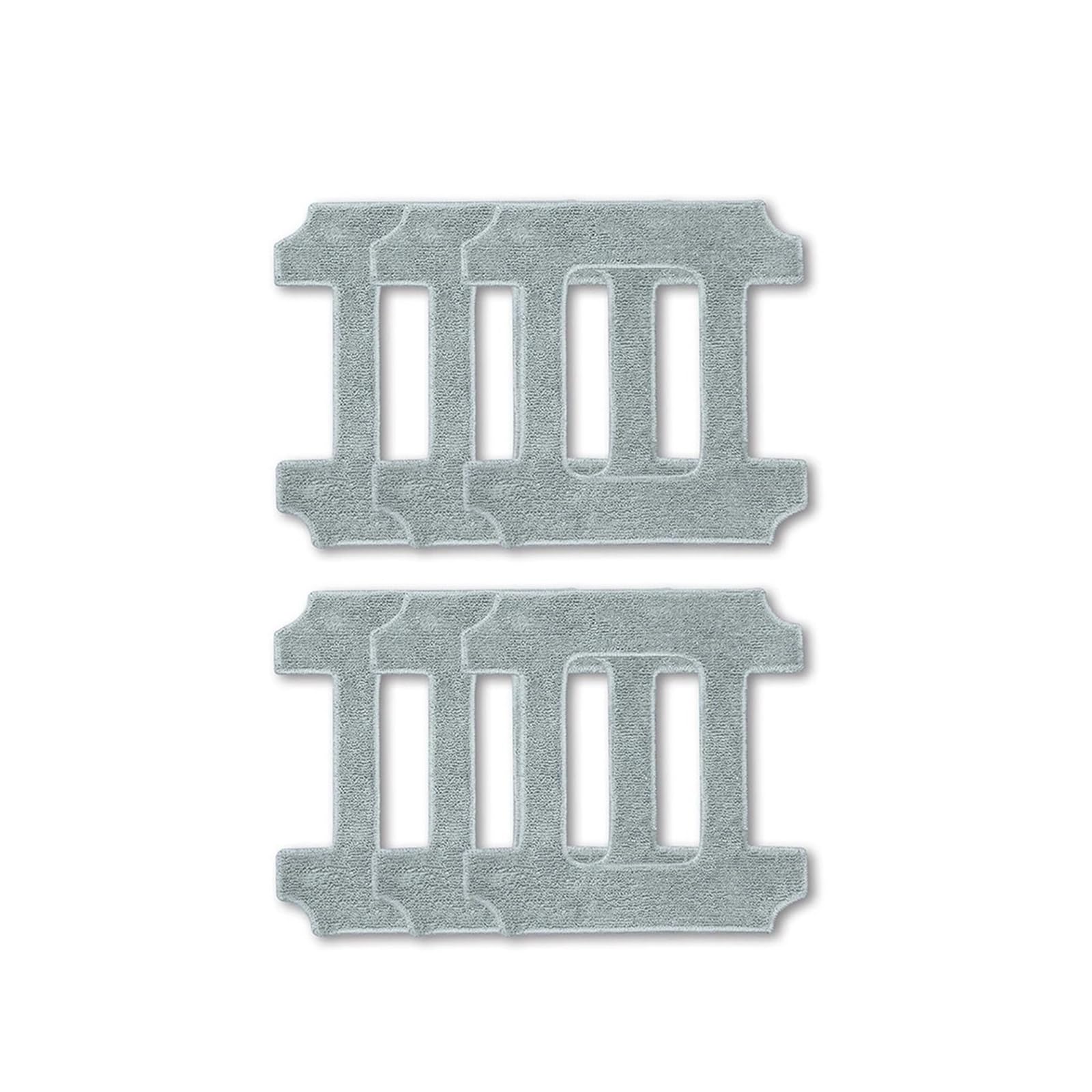 For Trapeador De Fibra S11, Compatible Con Liectroux, Almohadillas De Trapeador Lavables, 6 Unidades Por Paquete