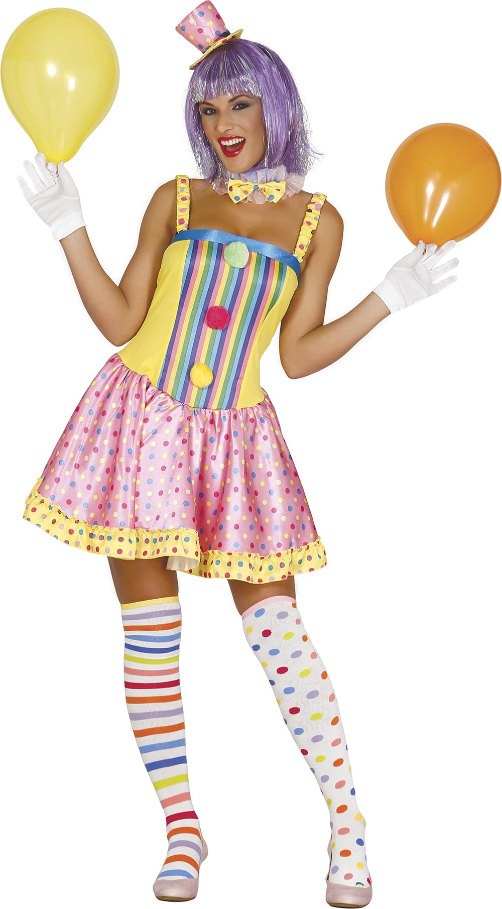 Rubies (L (42-44)) Women's Pastel Clown Costume