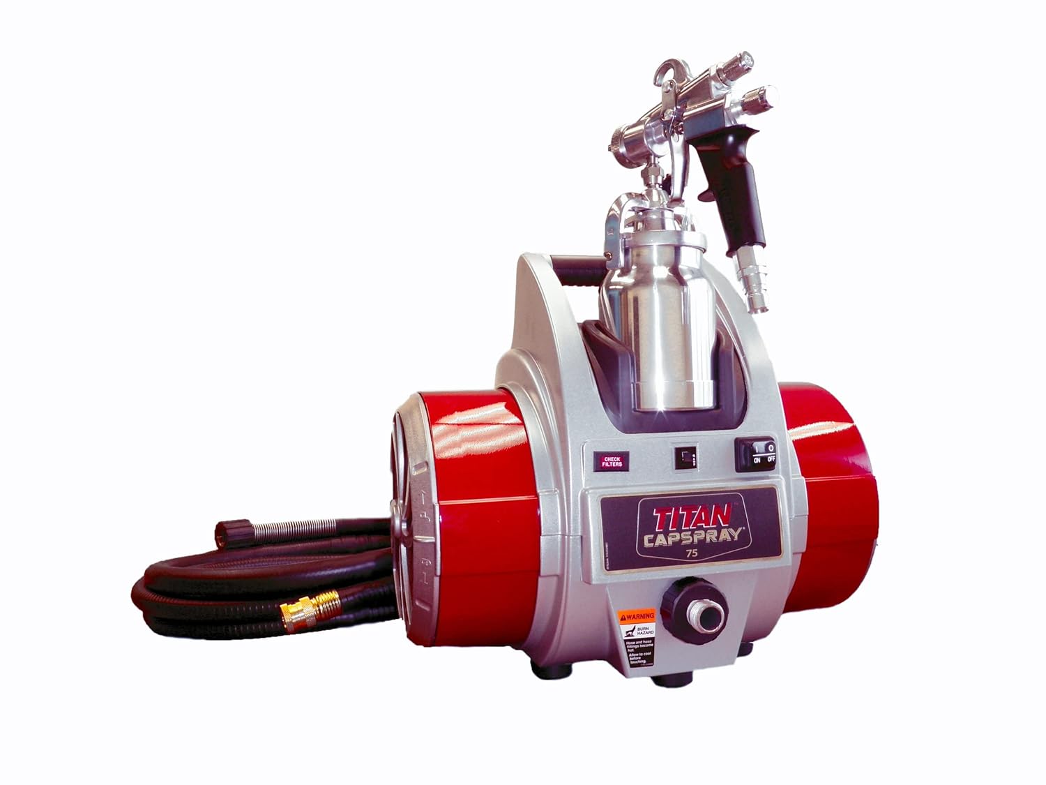 Titan CapSpray 75 HVLP Pulverizador de pintura - 7.5 HVLP, 120V, 10.7 Amp, modelo # 0524031