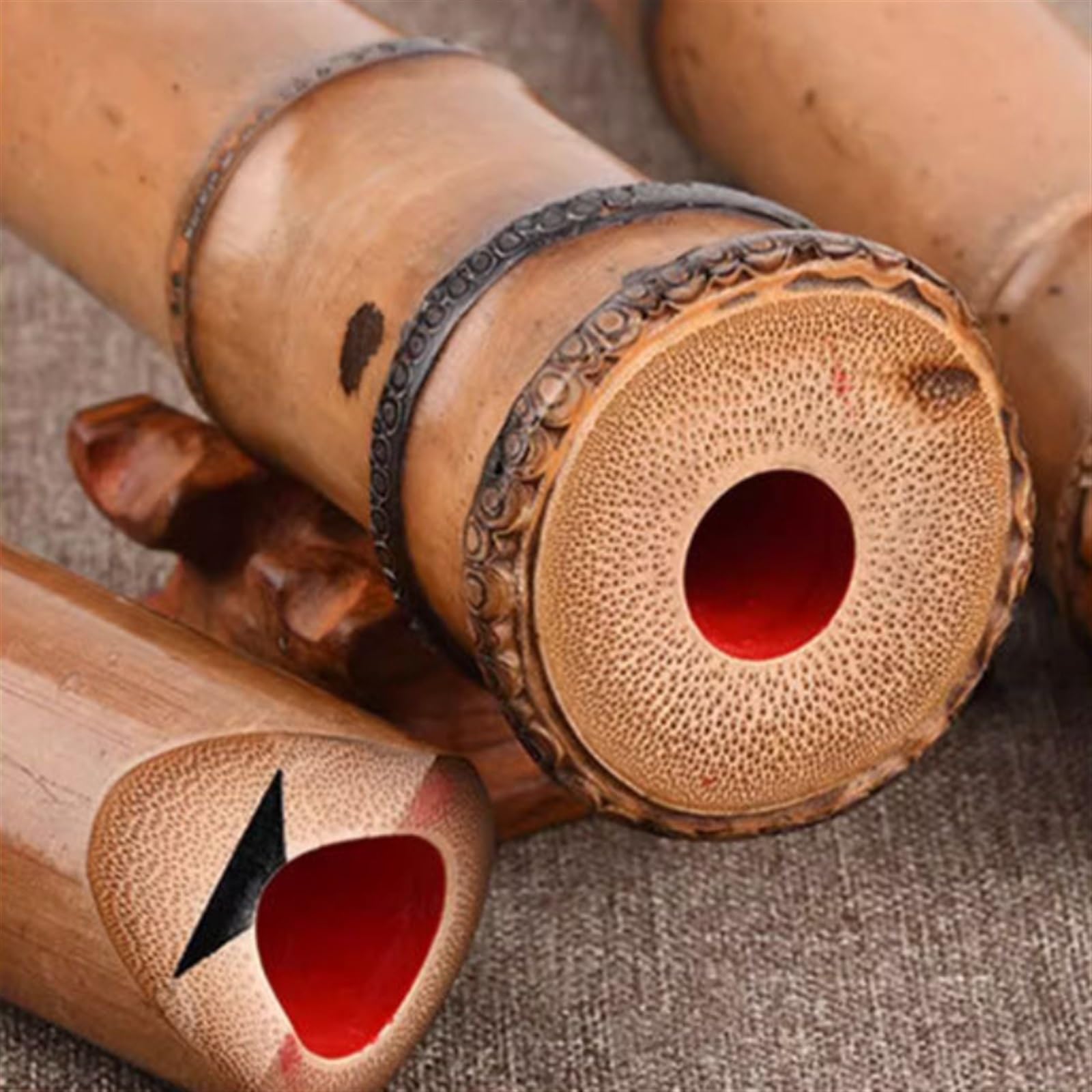 Flauto Dolce Traverso Flauto Professionale In Legno Di Bambù Piccolo Strumenti Musicali Tradizionali A 5 Fori Principianti flauto di bambù (Color : G tune)