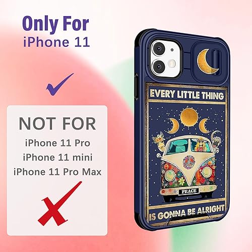 Miniatura 2 de Funermei Funda 2 en 1 para iPhone 13iPhone 14 para mujer, bonita funda para teléfono para niñas, diseño femenino estético de autobús con cubierta de