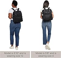 Vista 5 de Baggallini Mochila Soho para mujer, Negro, talla única