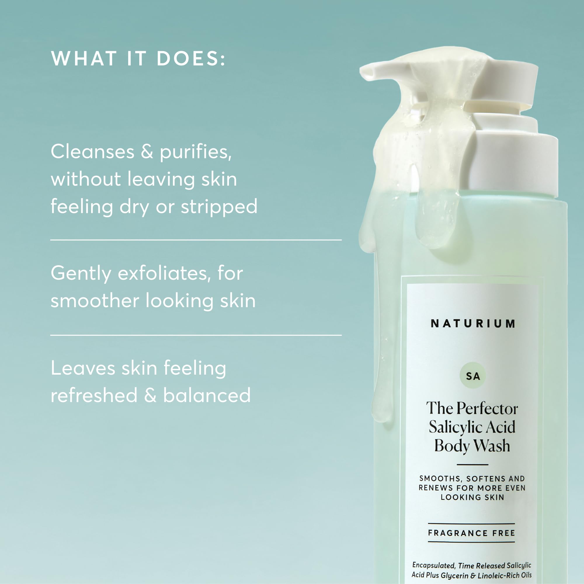 Naturium The Brightener Vitamin C Body Wash, Gentle Cleanser for Smoother-Looking Skin, Removes Dirt, Oil & Other Impurities, 16.9 oz: 16.9 Fl Oz (Pack of 1) Perfector