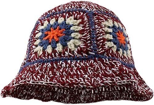 Miniatura 8 de Sombrero de pescador de ganchillo para mujer, diseño floral, de moda, diseño floral, diseño de flores, hecho a mano, para exteriores, estilo