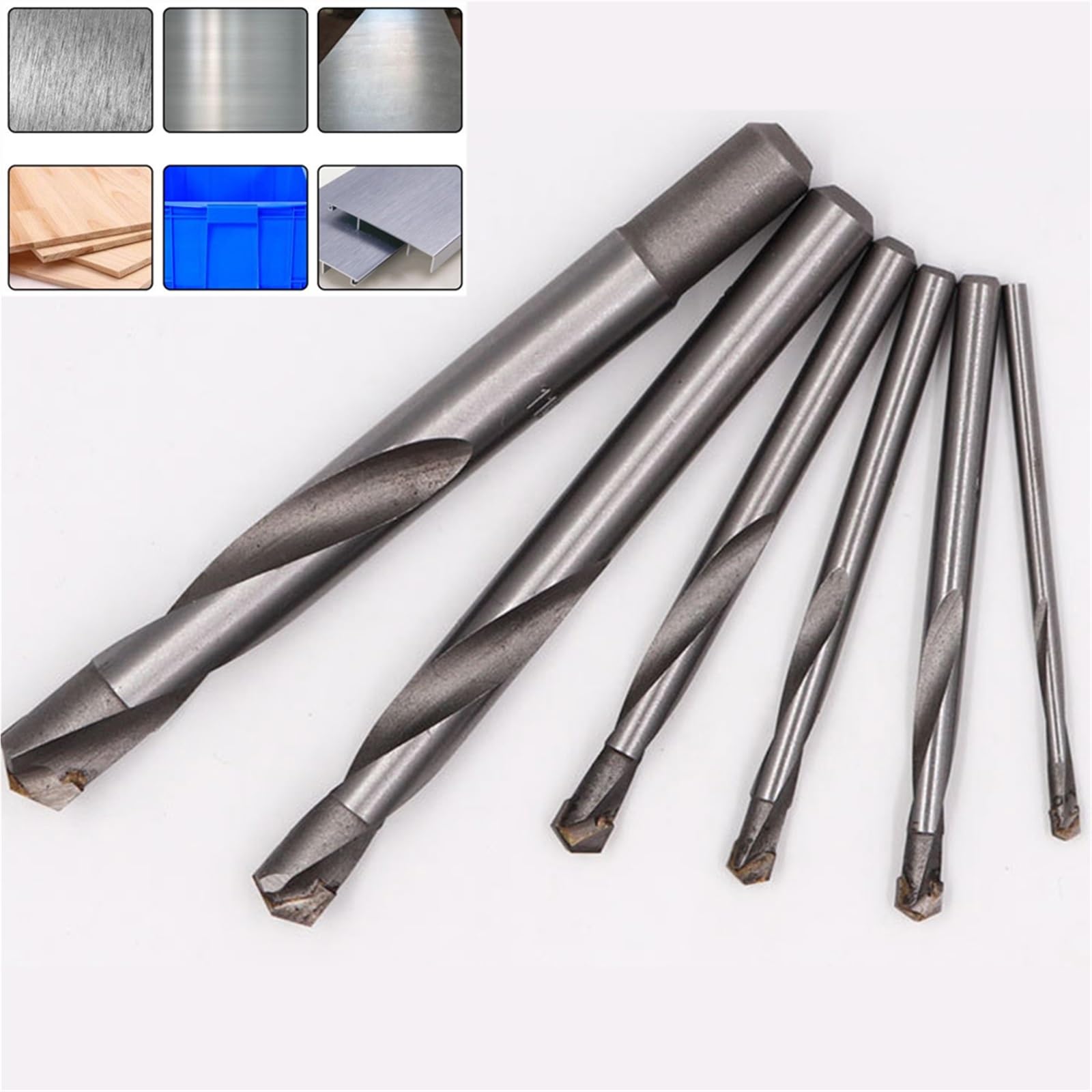 Hartmetall-Bohrer, passend for Edelstahl, Metall, Holz, Kunststoff, Bohren, professionelle Handwerkzeuge Hartmetallspitze(5.5mm)