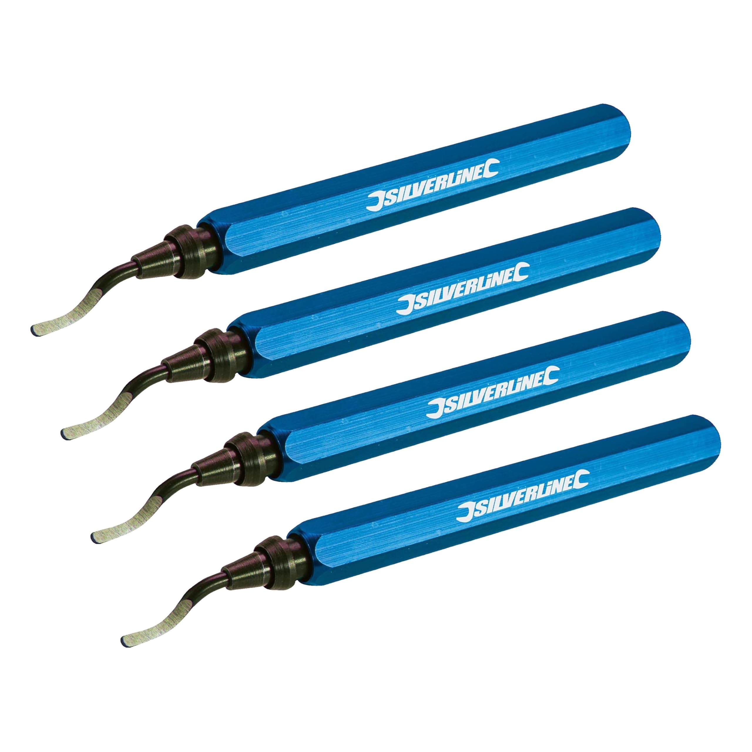 Silverline - Utensile da sbavatura Expert 145 mm (248844) (Confezione da 4)