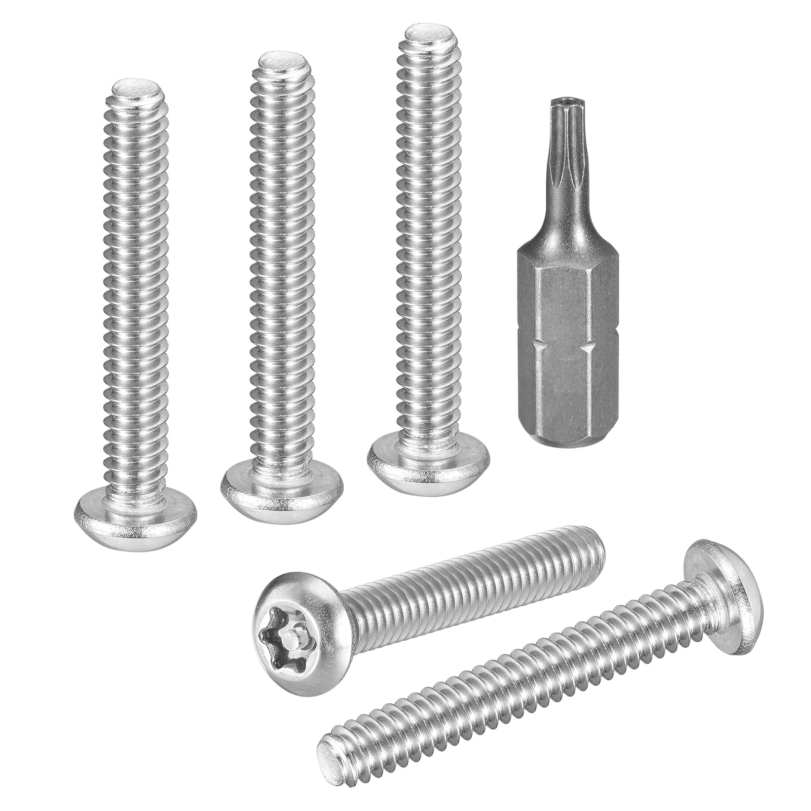 DTGN #10x1" Pan Head Torx Security Screws, 25Pack, Good for Machinery