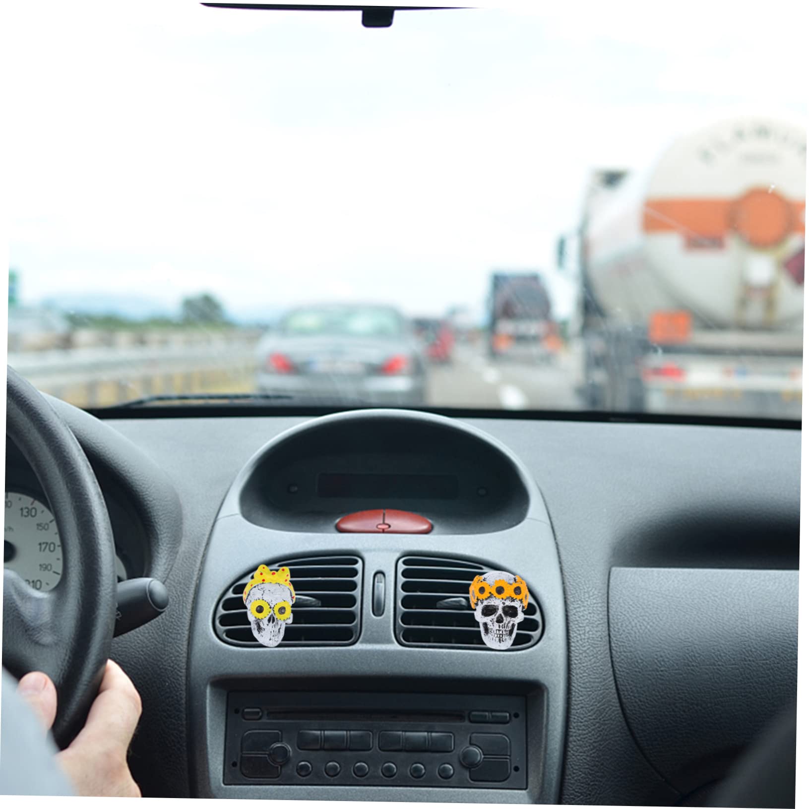 GLEAVI 6sätze Outlet Ghost Clip Aromatherapie Diffusor Für Auto Duftclip Für Innenraumdekoration Stabiler Für Lüftungsschlitze Für Entspannte Fahrten