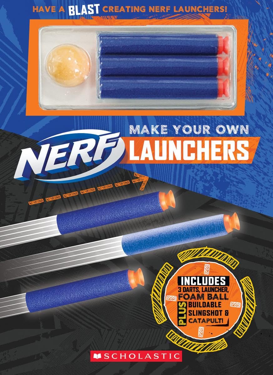 Scholastic Make Your Own Nerf Launchers Kit contents