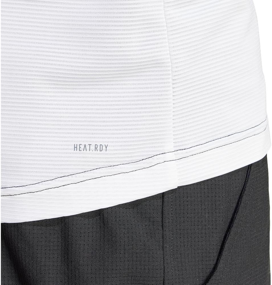 adidas Men's Tennis Heat.rdy Freelift 3D Rib T-Shirt Pro