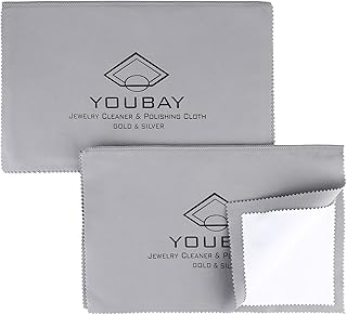 Sponsored Ad - YouBay Pro Size Jewelry Cleaning Cloth & Silver Polishing Cloth, 11'' x 14'' Jewelry Polishing Cloth for St...