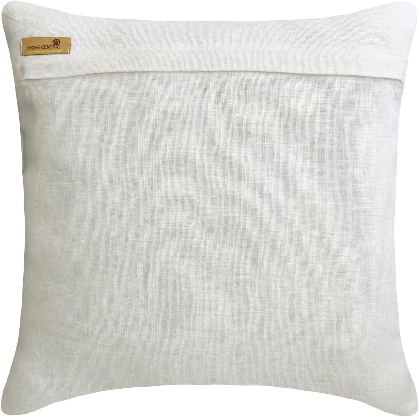 The HomeCentric Decorative Pillow Covers, Decorative Ivory 16"x16" (40x40 cm) Throw Pillows for Couch, Linen Fish Sequins Cushion Cover, Sea Creatures Pattern Beach - Glamour Fish