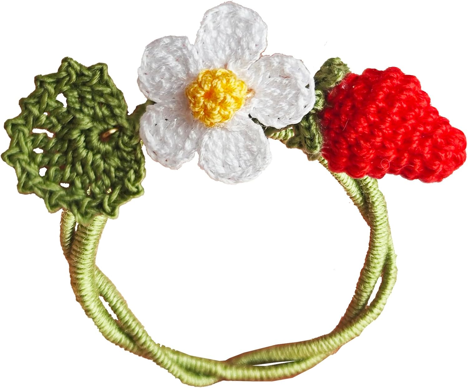 Wedding Band Promise Ring for Her Crochet Statement Cute Ring Size Adjustable Sturdy Unique Ring for Birthday Gift Valentine’s Day Gift