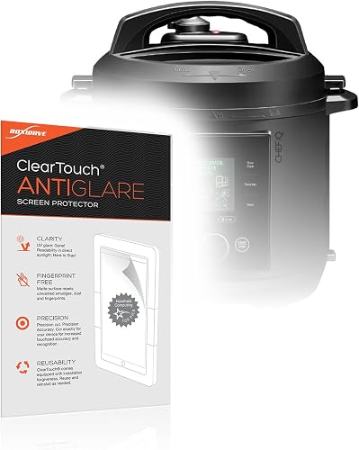 Screen Protector Compatible with Chef iQ Smart Pressure Cooker - ClearTouch Anti-Glare (2-Pack), Anti-Fingerprint Matte Film Skin