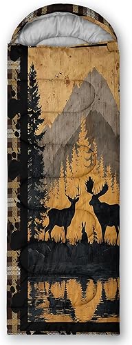 Miniatura 14 de AILONEN Cute Frog Green - Saco de dormir para acampar, ligero e impermeable, 3 estaciones de clima cálido y fresco, compresión portátil de viaje