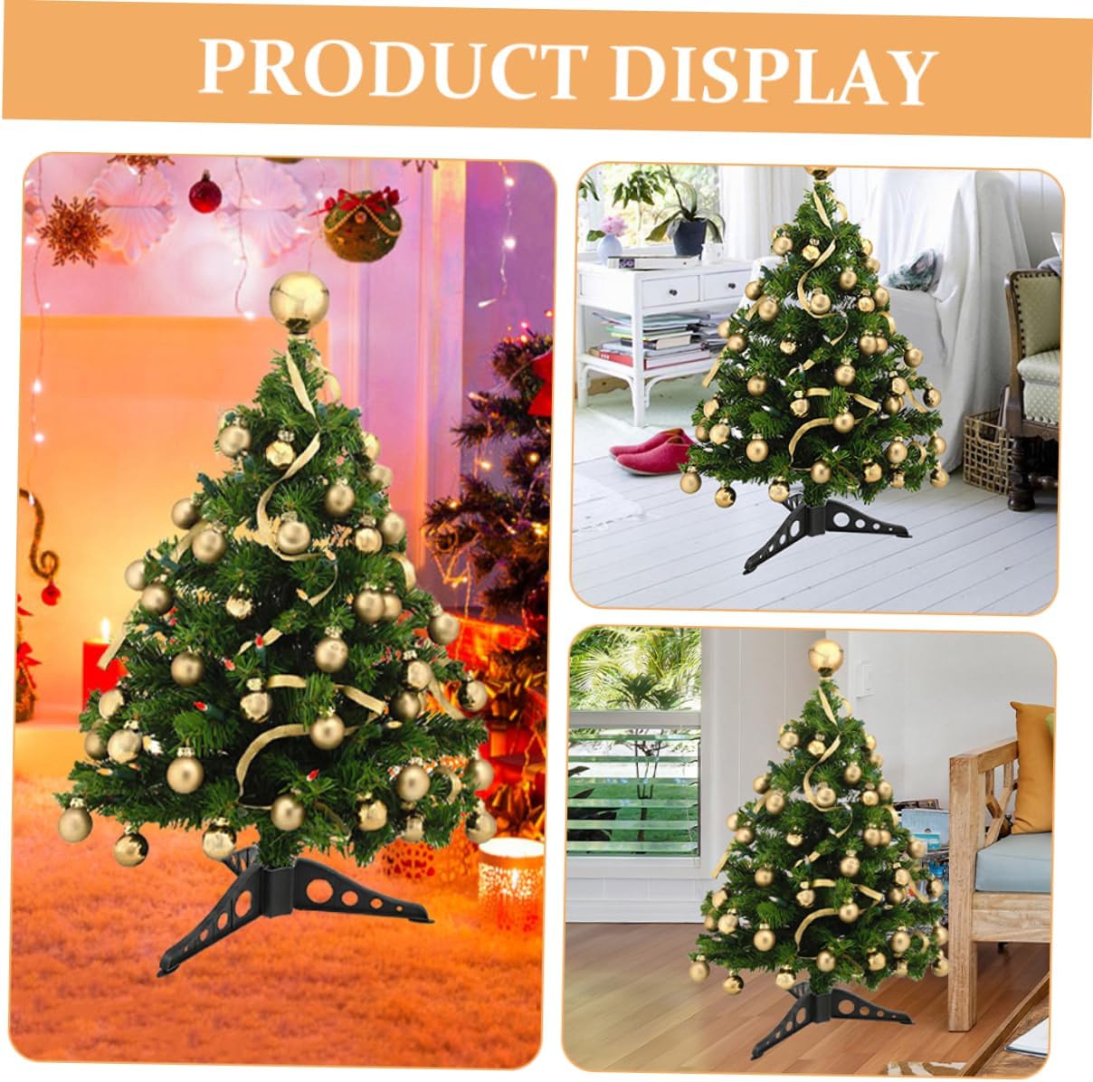 15pcs Christmas Tree Stand Support Base for Holiday Decorations Easy Installation Material for Festive Tabletop Displays