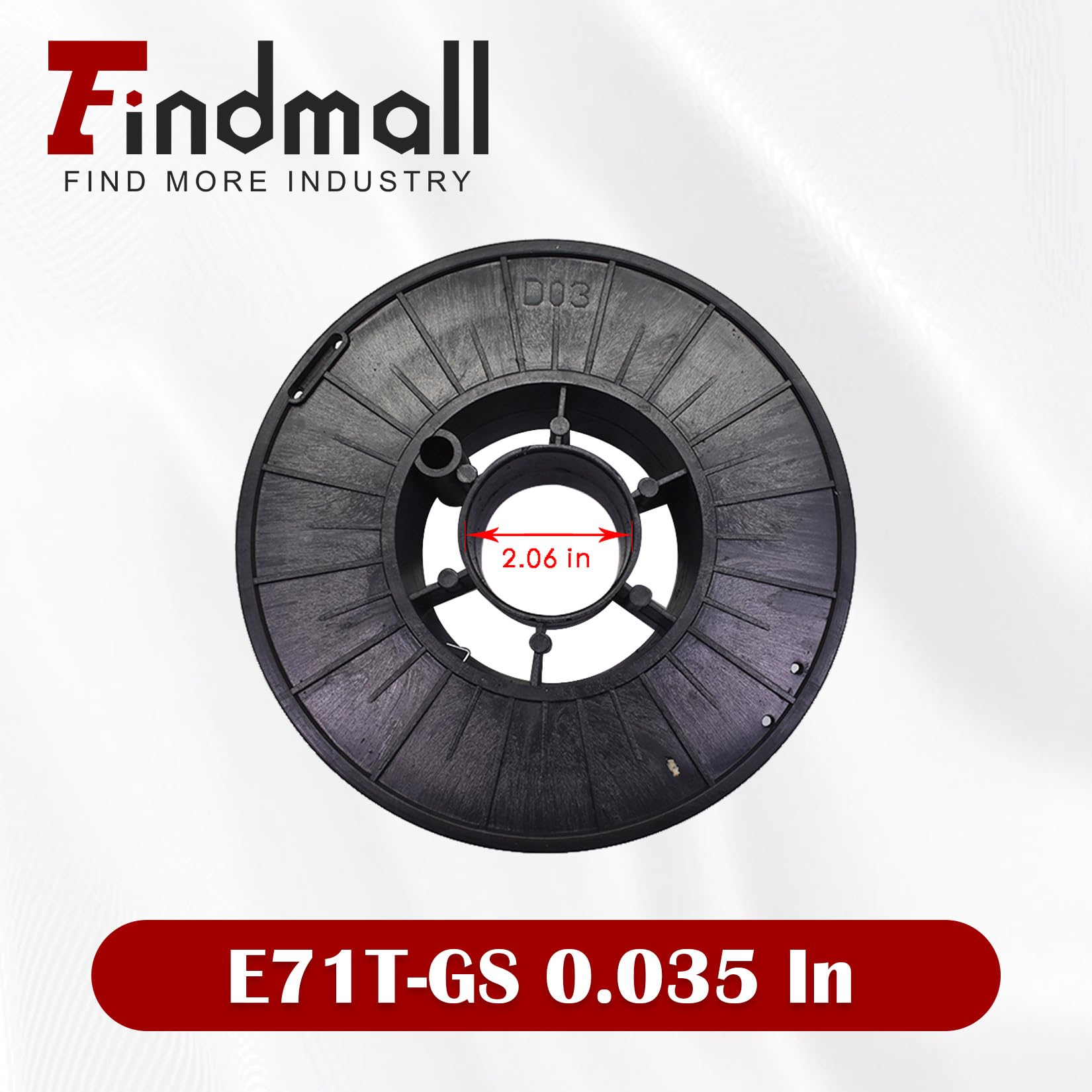 E71T-GS 0.035/0.030 pulgadas (1.0/0.8 mm) 10 libras alambre de soldadura de núcleo de flujo sin gas (0.035)