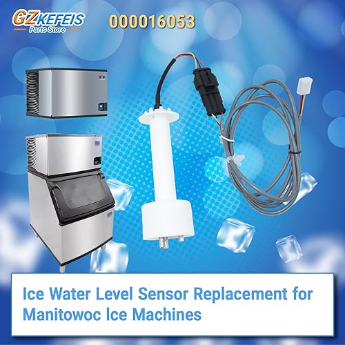 Miniatura 5 de 000016053 Kit de sonda de sensor de nivel de agua helada, compatible con máquinas de hielo Manitowoc I0600, I1400, ID0522A, ID0452A, ID0322A - Arnés