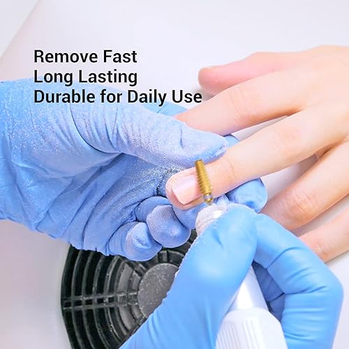 Miniatura 6 de MelodySusie Brocas de uñas 5 en 1, brocas de carburo de tungsteno de 332 pulgadas, edición multifunción, tamaños mixtos, adecuadas para manicura,