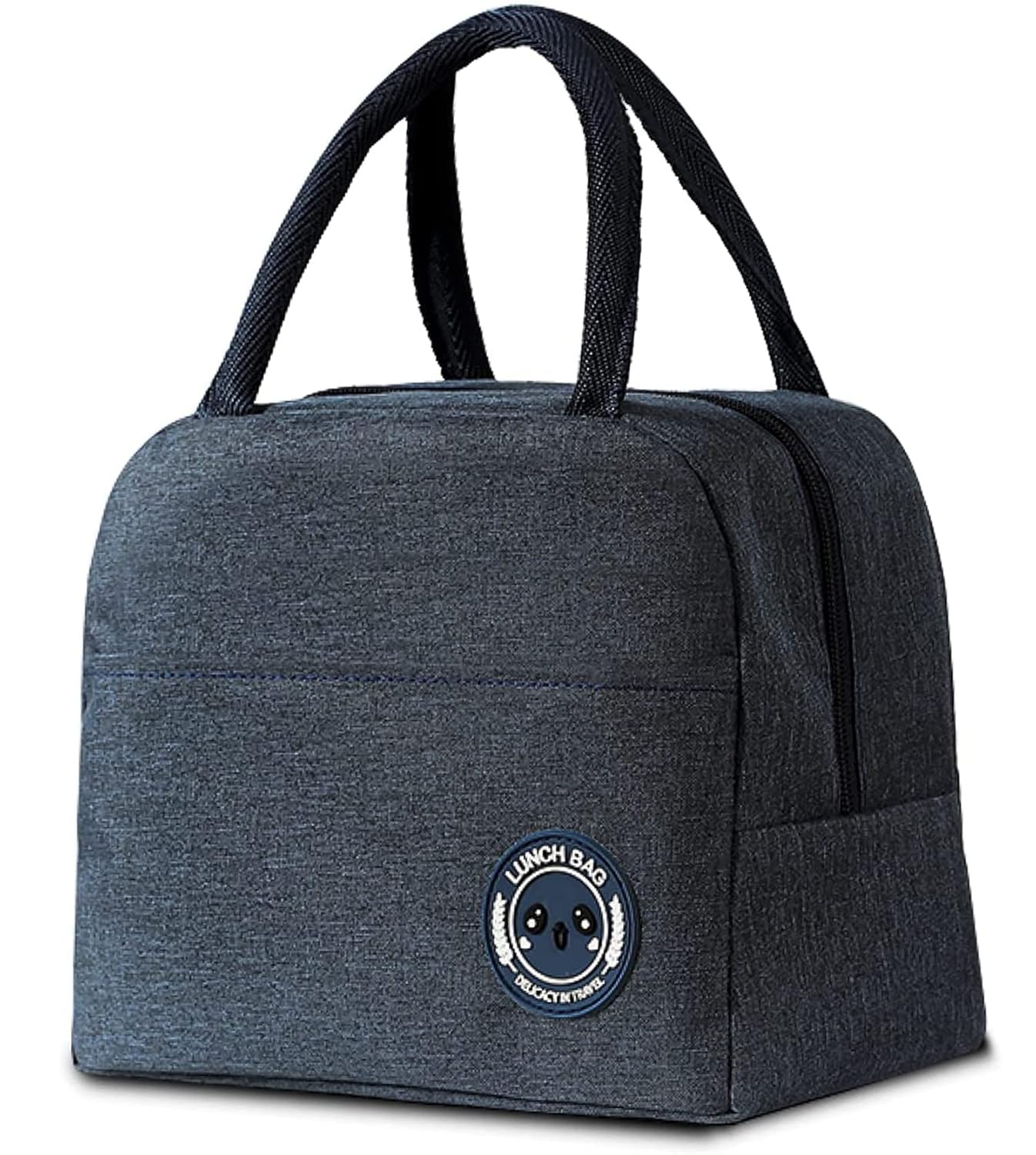 Starflyer Insulated Lunch Bag Women Girls, Reusable Cute Tote Lunch Box for Adult & Men, Leakproof Cooler Lunch Bags for Work Office Travel School Picnic. (Blue)-picture-18