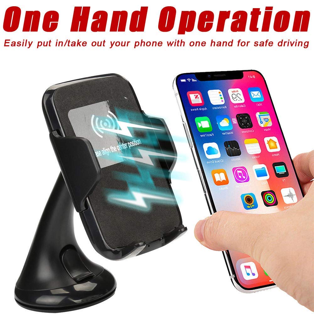 MChoice_Wireless Charger iPhone Xs Xs Max Xr Car Mount Wireless Charger