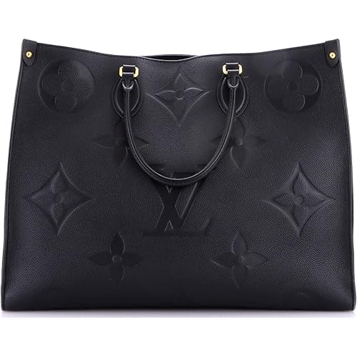 Louis Vuitton, Pre-Loved OnTheGo Tote Monogram Empreinte Giant GM, Black
