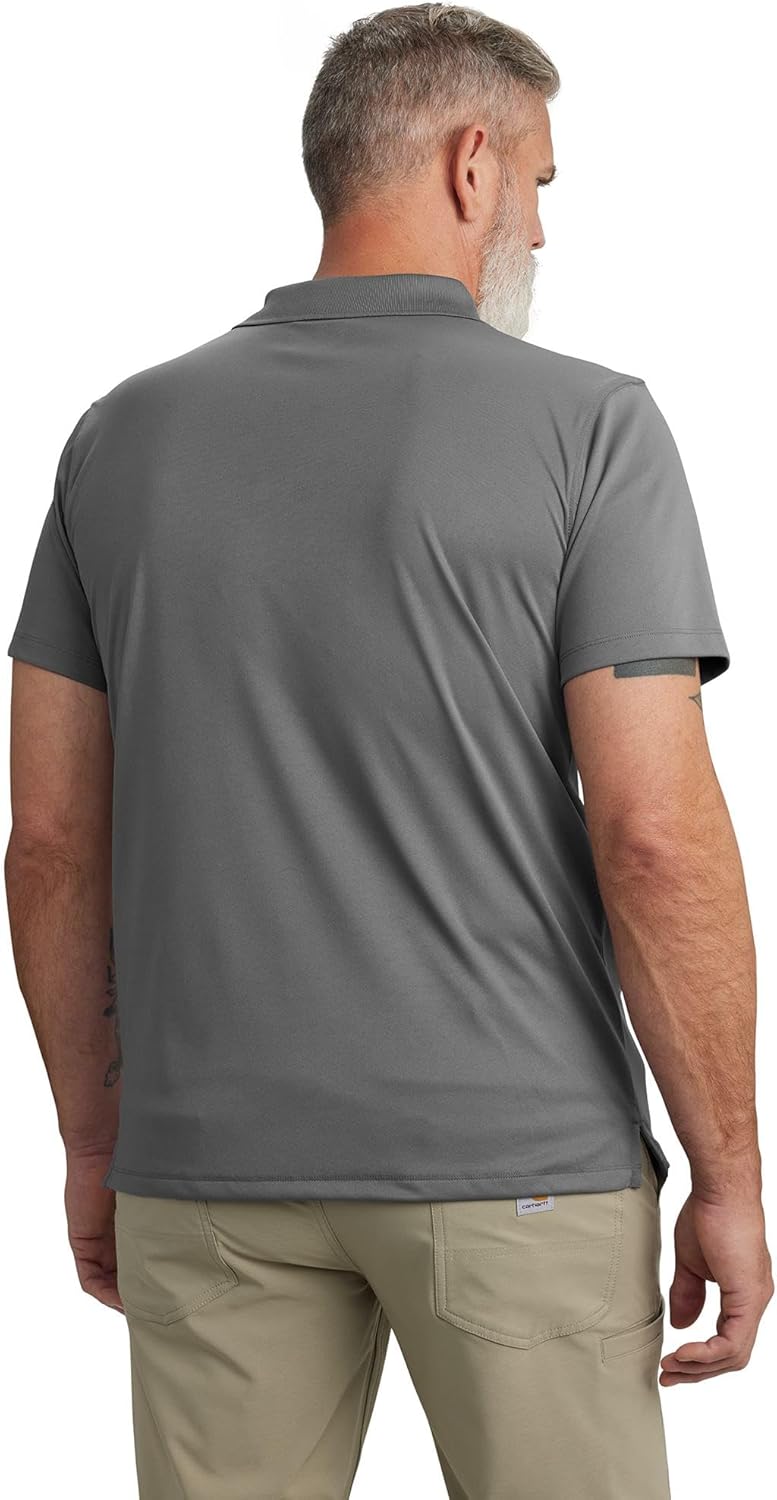Carhartt Men's Force Sun Defender Relaxed Fit Lightweight Short-Sleeve Polo - Image 2
