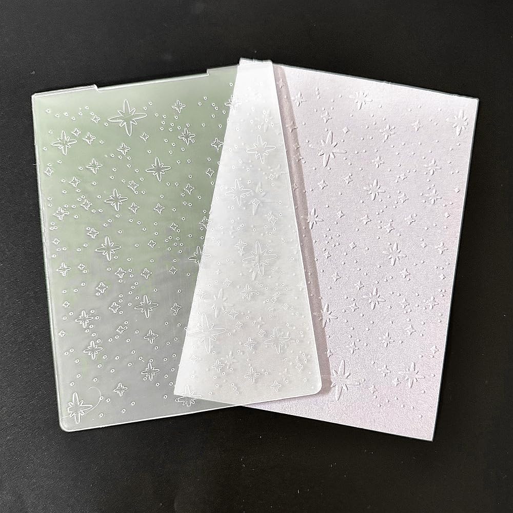 6 pcs Plastic Embossing Folder Template Pattern Polka dot Border Texture A6 Size for Card Making DIY Scrapbooking Paper Crafting Handmade Crafts Scrapbooking Arts Supplies Scrapbook Decor