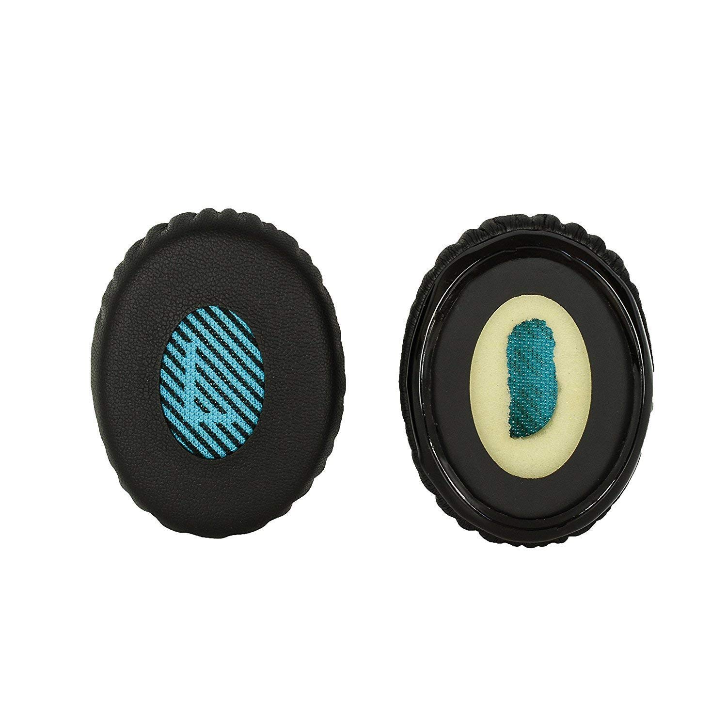 Coussinets De Rechange Pour Bose Soundlink On-Ear 2 / OE2i – En Cuir Proteiné Et Mousse Mémoire De Forme (Bleu) - 6