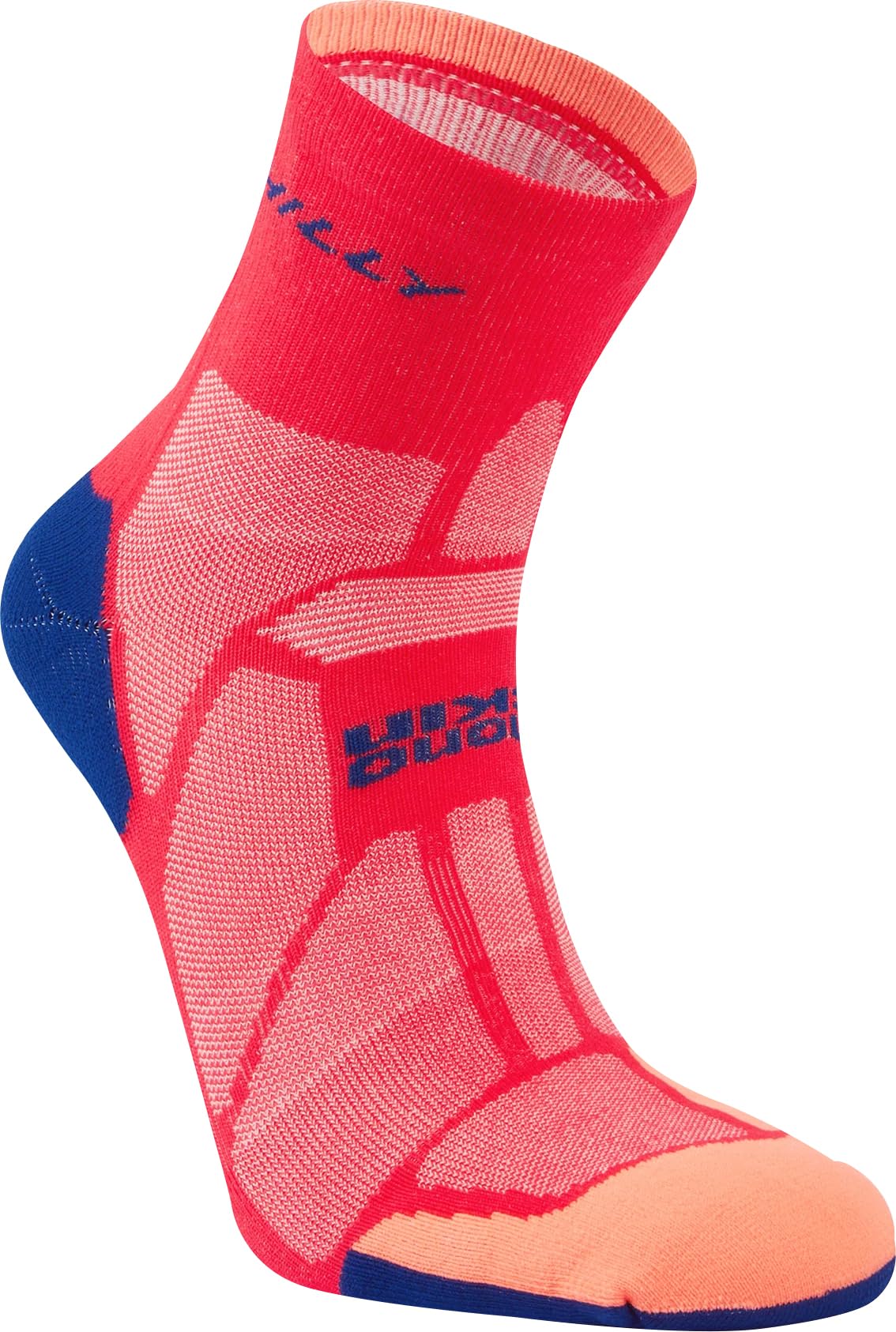Hilly, Marathon Fresh, Anti Odour - Anklet - Min Cushioning, Hot Pink/Blue, M
