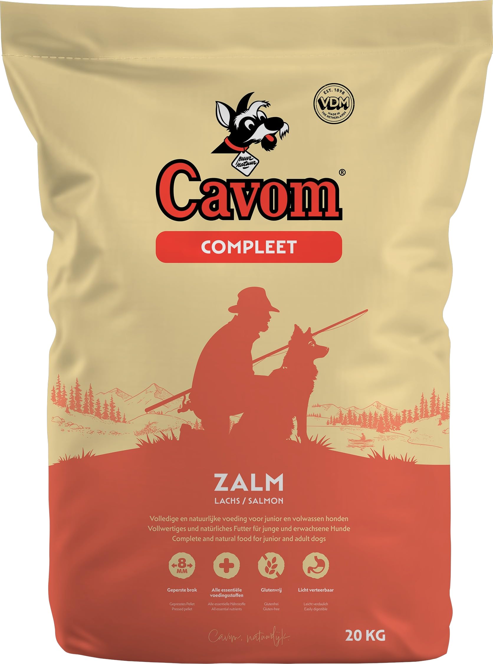 Cavom Compleet Salmon Cold Pressed Dog Food 20kg