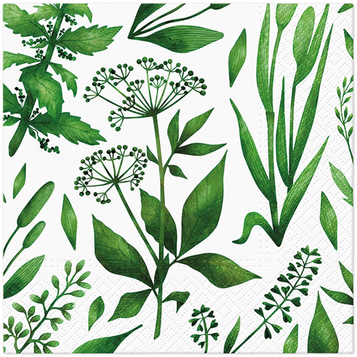 Tete a Tete 3Ply Flowery Tissue Paper Napkins Decoupage Serviettes 33cm x 33cm - 1/4 Folded (Pack of 20) (Botanical Memories) — view 36