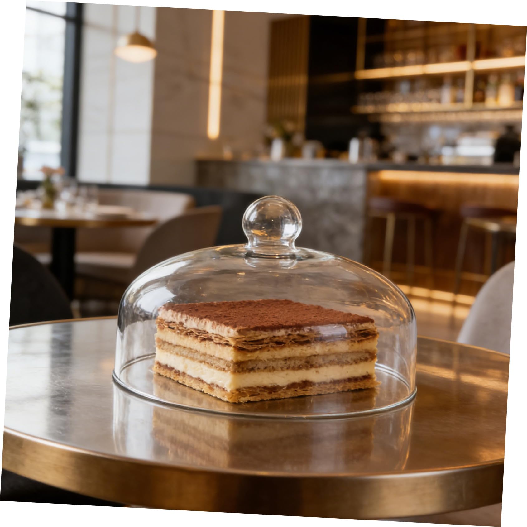 Glasabdeckung 1 Stück aus Glas Transparent für Kuchen und Desserts