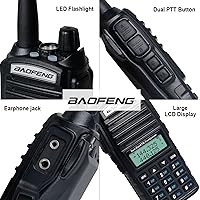 Vista 5 de BaoFeng Radio BaoFeng UV-82 Ham Radio 144-148/420-450Mhz 2 Way Radio with FTDI Programming Cable Long Range Dual Band Two-Way Radio Walkie Talkie