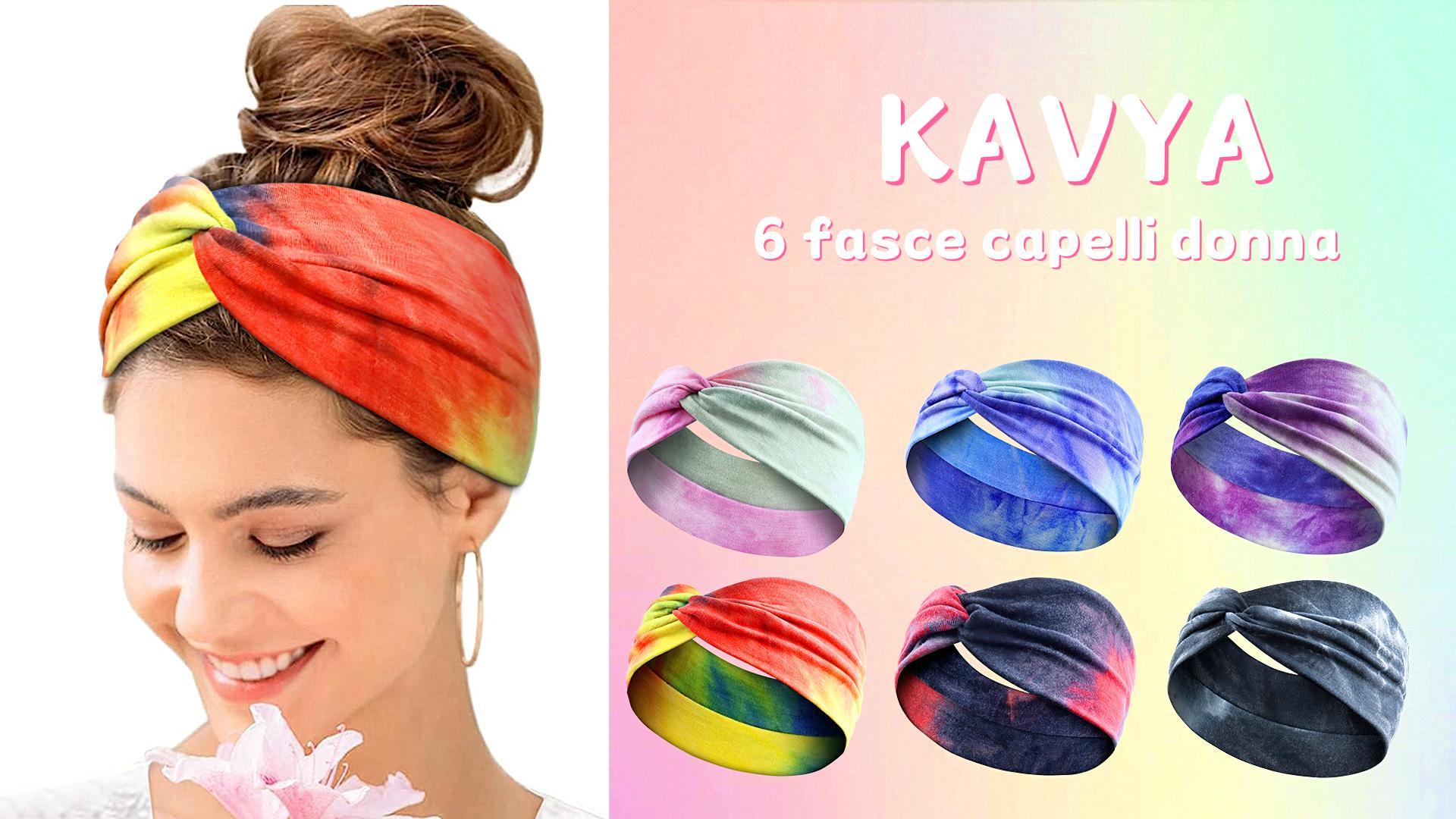 Fascia Per Capelli Da Yoga Elastica Da Donna Elastica Da - Foto 5