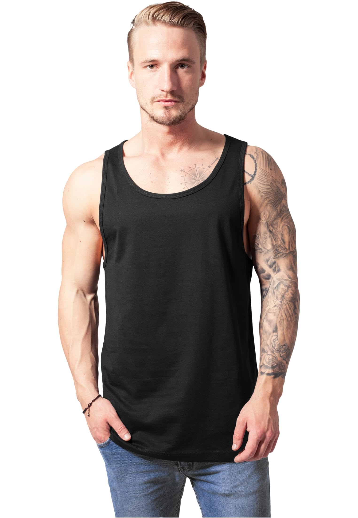Urban Classics Camiseta de Tirantes para Hombre, Camiseta sin Mangas, Casual Tank Top Deportivo, Tallas S - XXL
