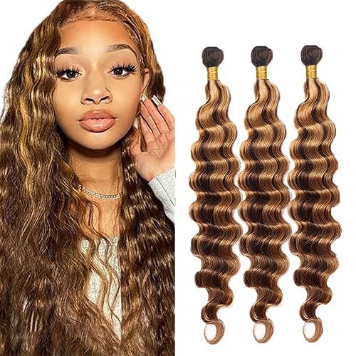 Hydtxc Human Hair Bundles 8 10 12 Inch Brazilian Chocolate