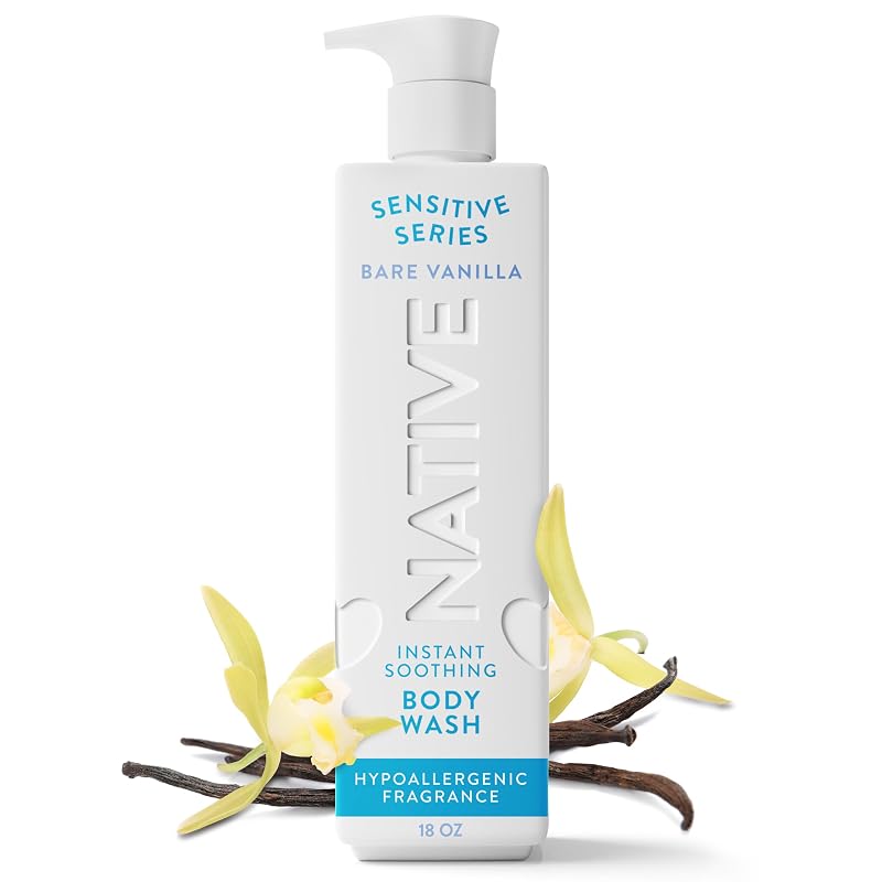 Native Sabonete líquido corporal Bare Vanilla, 530 mL
