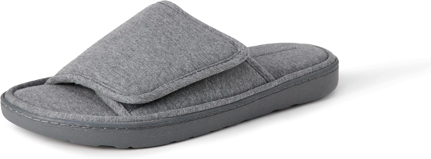 Amazon Essentials Men's Adjustable Wrap Open Toe Slide Slippers