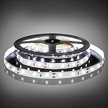 5M White LED Strip Lights 300 Units SMD 5630 12V Low-Voltage Strip Light Non-Waterproof IP20 LED Tape Ribbon Lighting for Home Kitchen Cabinet and More(NO Power Supply/Plug)
