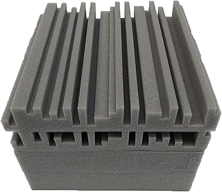 BOMING 6 PCS 30 * 30 * 5CM Akustikschaumstoff Schallschutz Schaum Matte Noppenschaumstoff Raum Akustik Schaumstoff Schalld...