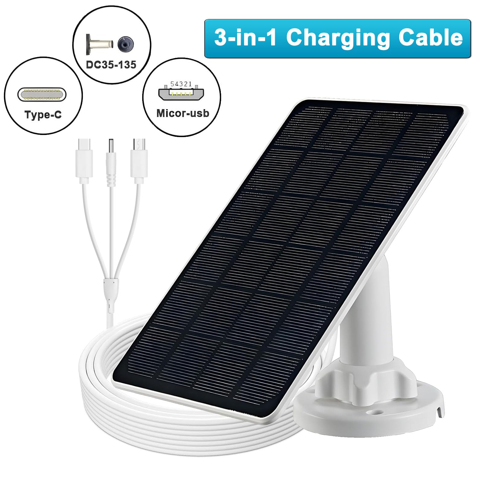 Solar Panel Reolink Camera Cable Ring Camera Solar Panel