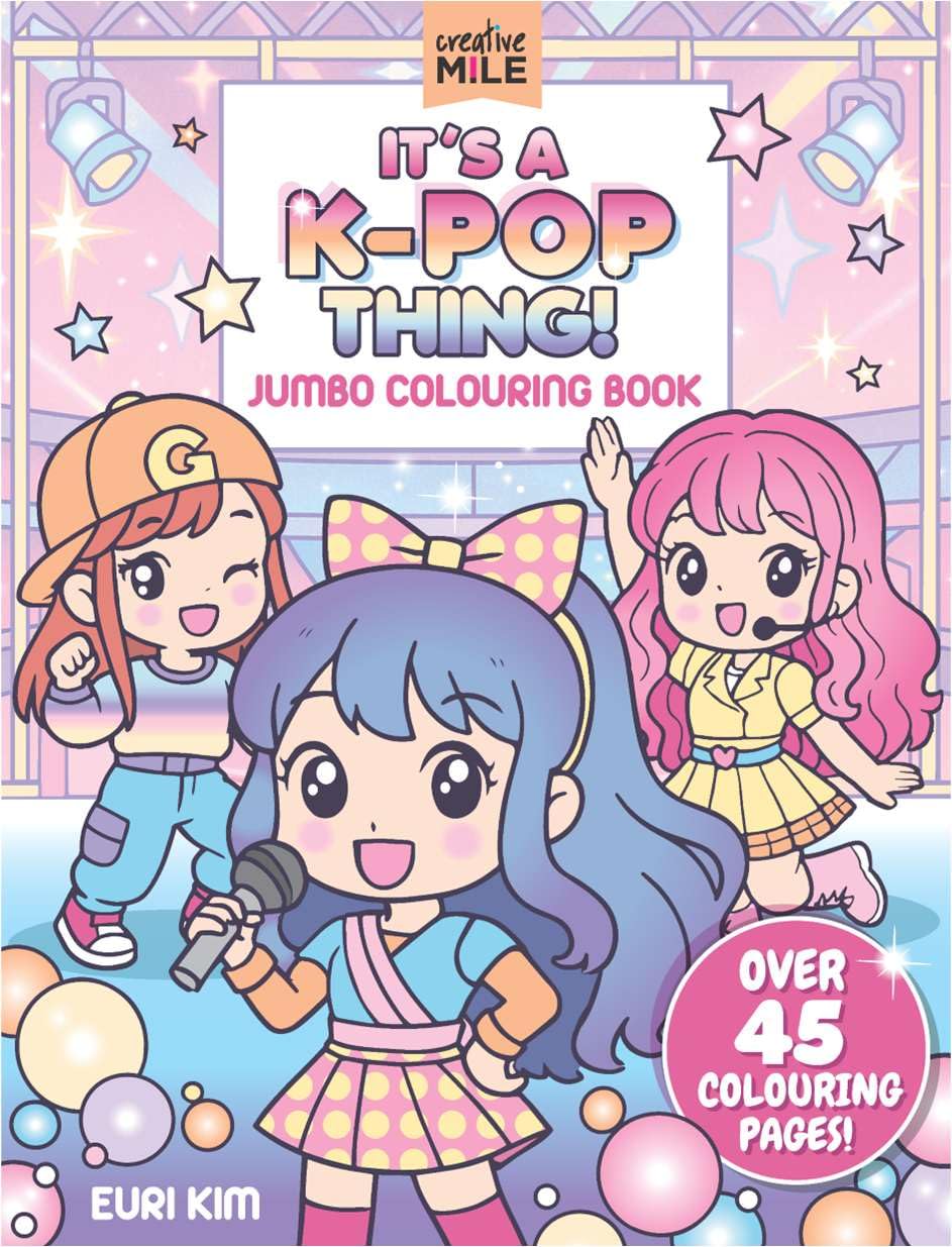 It's a K Pop Thing Jumbo Colouring Book