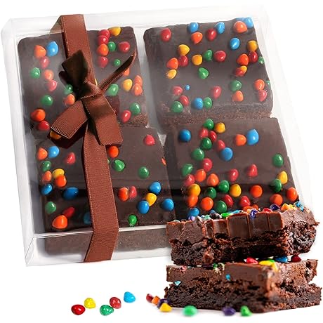 Individually Gift Wrapped Gourmet Chocolate Brownies