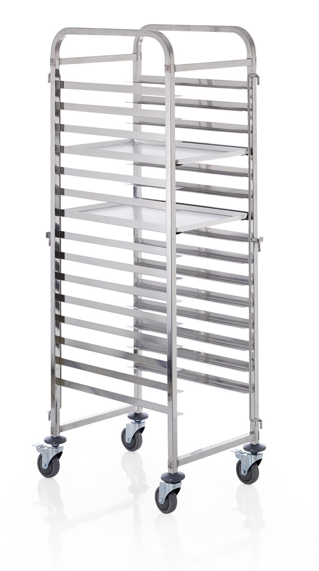 Cucharilla Bandeja carro para 60 x 40 cm Soportes/Tabletas con ruedas