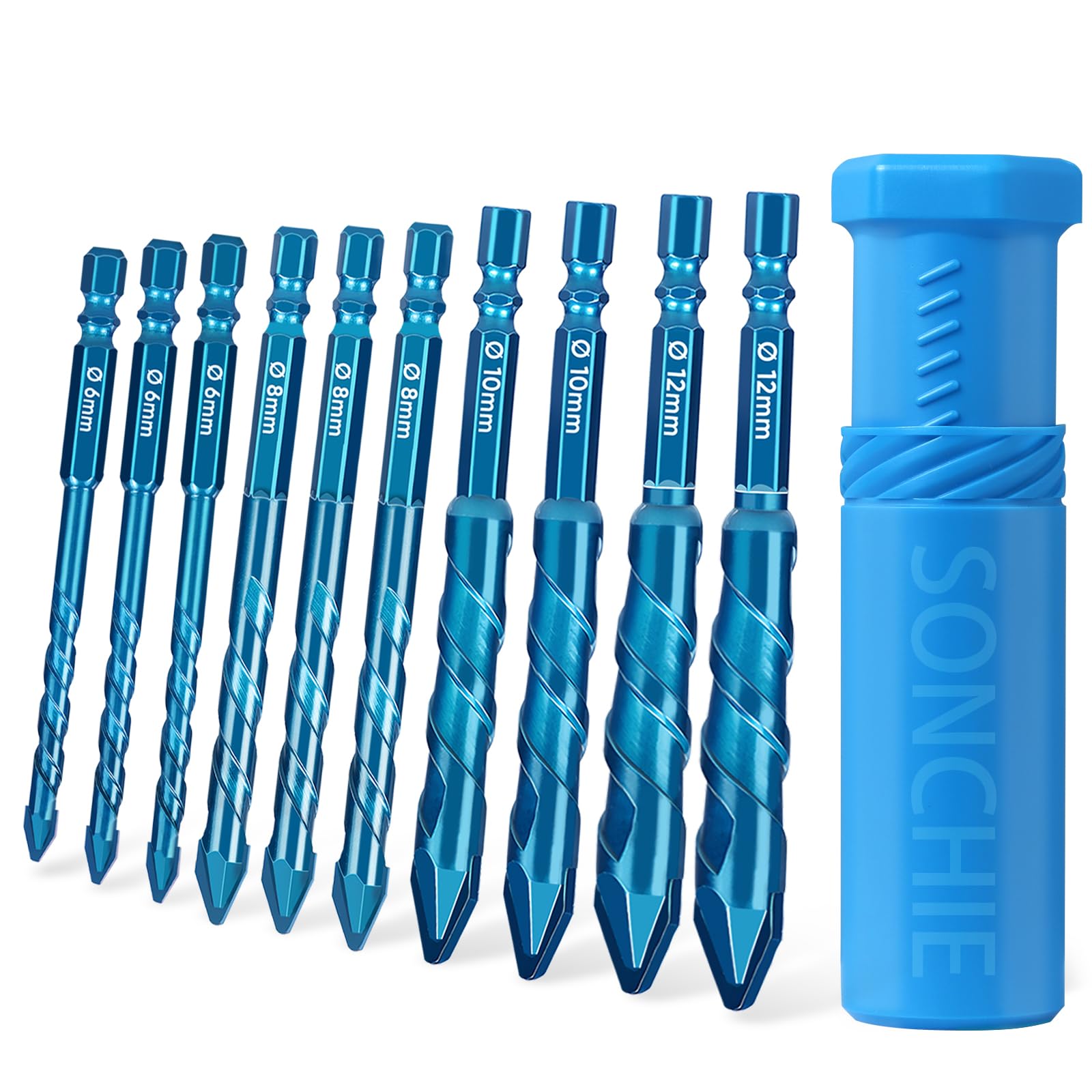 SONCHIE Eccentric Drill Bit Set - 10 Pieces -1